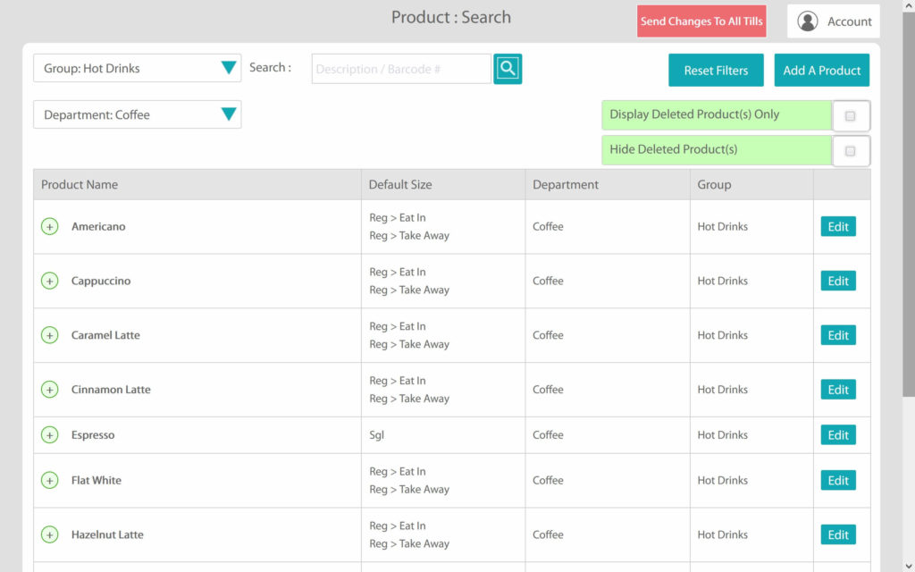 Pos Weboffice Web Office Portal Examples - GoEpos iPad POS