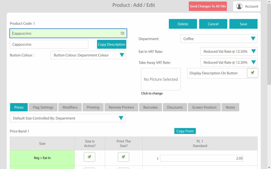 Pos Weboffice Web Office Portal Examples - GoEpos iPad POS